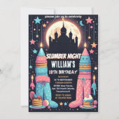 Sleepover Sleepover Sleepover Slave Party 13. Gebu Einladung (Vorderseite)