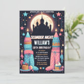 Sleepover Sleepover Sleepover Slave Party 13. Gebu Einladung (Stehend Vorderseite)