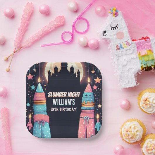 Sleepover Sleepover Sleepover Slave Party 13. Gebu Pappteller (Party)