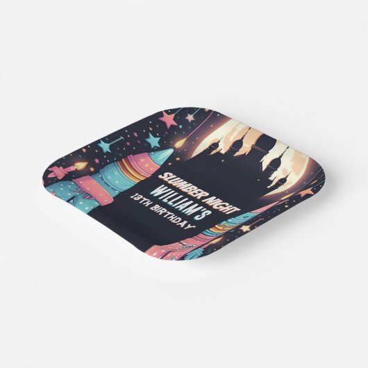 Sleepover Sleepover Sleepover Slave Party 13. Gebu Pappteller (Gewinkelt)