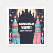 Sleepover Sleepover Sleepover Slave Party 13. Gebu Serviette (Vorderseite)