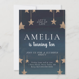 Sleepover & Slumber Party Einladung zum Geburtstag