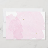 Sleepover Slumber Party Girl Wellness-Center Pink Einladung (Rückseite)