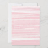 Sleepover Slumber Party Pink Gold Giraffe Geburtst Einladung (Rückseite)