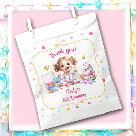 Sleepover Slumber Party Pink Niedlich Girl Polka D Geschenktütchen