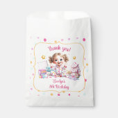 Sleepover Slumber Party Pink Niedlich Girl Polka D Geschenktütchen (Vorderseite)