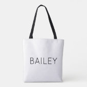 Sleepover Squad Heart Party Favor Custom Tasche (Rückseite)