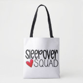 Sleepover Squad Herz Party Favor Geschenk Tasche (Vorderseite)