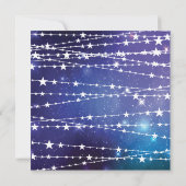 Sleepover Stars Geburtstagsparty Einladung (Rückseite)