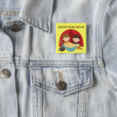 Sleepovers-Felsen Button (Beispiel)