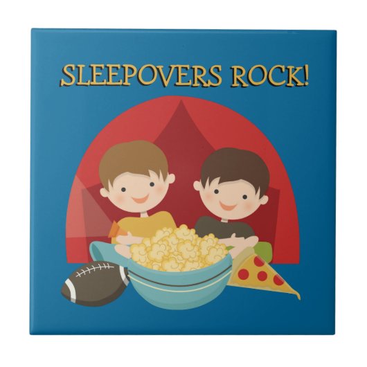 Sleepovers-Felsen Fliese (Vorderseite)