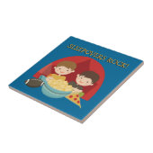 Sleepovers-Felsen Fliese (Seite)