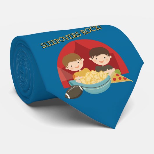 Sleepovers-Felsen Krawatte (Gerollt)