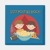 Sleepovers-Felsen Magnet (Vorne)