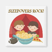 Sleepovers Rock Magnet (Vorne)