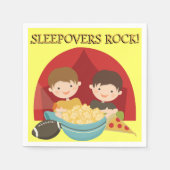 Sleepovers Rock Serviette (Vorderseite)