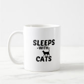 SLEEPS WITH CATS KAFFEETASSE (Links)
