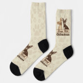 Sleeps With Chihuahuas Socks Socken (Linkes Detail)