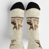 Sleeps With Chihuahuas Socks Socken (Oben)