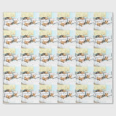Sleeps with Yorkies Geschenkpapier (Flach)