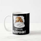 Sleepshirt Cute Sleeng Beaver Animal Lover Pajama Kaffeetasse (Links)