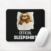 Sleepshirt Cute Sleeng Sloth Animal Lovers Pajama Mousepad (Mit Mouse)