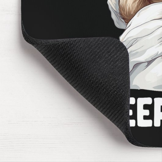 Sleepshirt Cute Sleeng Sloth Animal Lovers Pajama  Mousepad (Ecke)