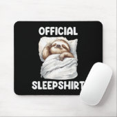 Sleepshirt Cute Sleeng Sloth Animal Lovers Pajama Mousepad (Mit Mouse)