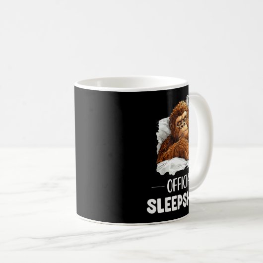 Sleepshirt Sleeng Bigfoot Sasquatch Lovers Pajama Kaffeetasse (VorderseiteRechts)