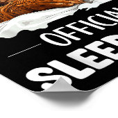 Sleepshirt Sleeng Bigfoot Sasquatch Lovers Pajama  Poster (Ecke)