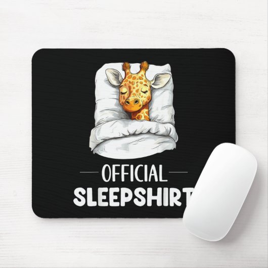 Sleepshirt Sleeng Giraffe Animal Lovers Pajama Mousepad (Mit Mouse)