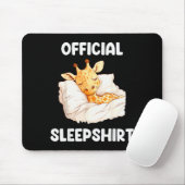 Sleepshirt Sleeng Giraffe Animal Lovers Pajama  Mousepad (Mit Mouse)