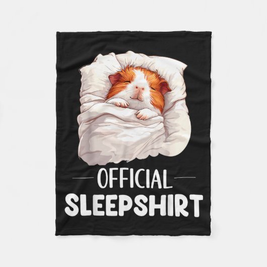 Sleepshirt Sleeng Guinea G Animal Lovers Pajama Fleecedecke (Vorderseite)