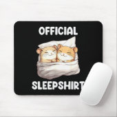 Sleepshirt Sleeng Hamster Animal Lovers Pajama Mousepad (Mit Mouse)