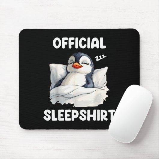 Sleepshirt Sleeng Penguin Animal Lovers Pajama Mousepad (Mit Mouse)