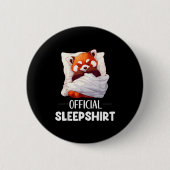 Sleepshirt Sleeng Red Panda Animal Lovers Pajama Button (Vorderseite)