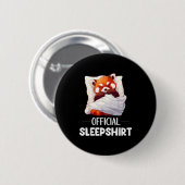 Sleepshirt Sleeng Red Panda Animal Lovers Pajama Button (Vorne & Hinten)