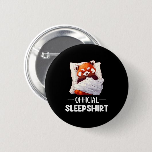 Sleepshirt Sleeng Red Panda Animal Lovers Pajama Button (Vorne & Hinten)