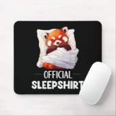 Sleepshirt Sleeng Red Panda Animal Lovers Pajama Mousepad (Mit Mouse)