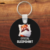 Sleepshirt Sleeng Red Panda Animal Lovers Pajama Schlüsselanhänger (Vorderseite)