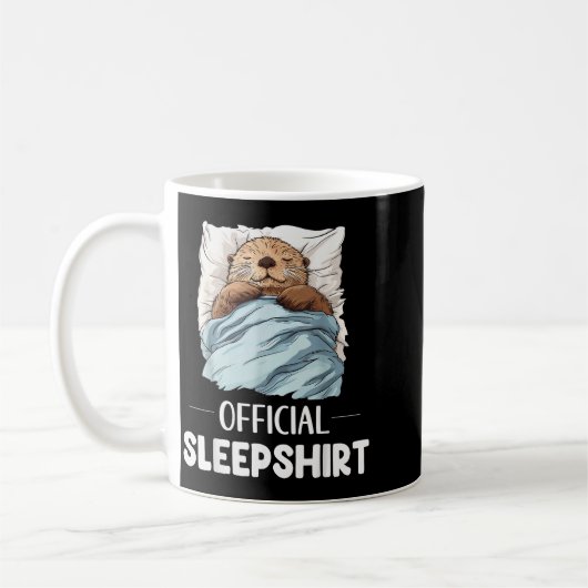 Sleepshirt Sleeng Sea Otter Animal Lovers Pajama Kaffeetasse (Links)