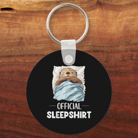 Sleepshirt Sleeng Sea Otter Animal Lovers Pajama  Schlüsselanhänger (Vorderseite)