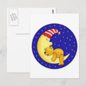 Sleeptime Bär Postkarte (Vorne/Hinten)