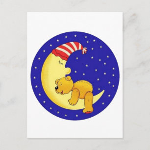 Sleeptime Bär Postkarte