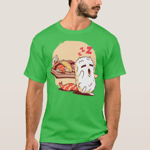 Sleepwalk Sushi Japan Otaku Anime Kawaii T-Shirt