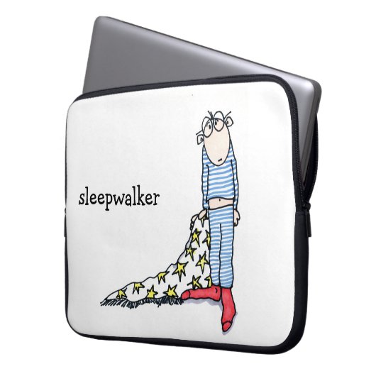SLEEPWALKER-LAPTOP-ABDECKUNG LAPTOPSCHUTZHÜLLE (Vorderseite Links)