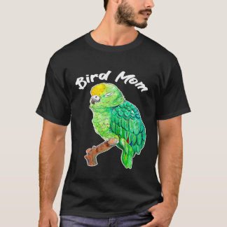 Sleepy Amazon Parrot Bird Mama T - Shirt