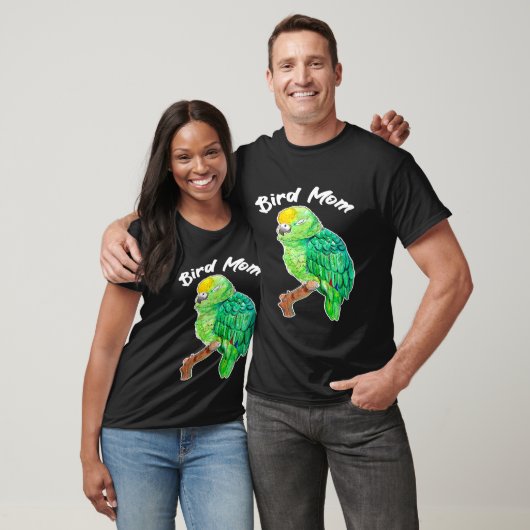 Sleepy Amazon Parrot Bird Mama T - Shirt (Unisex)