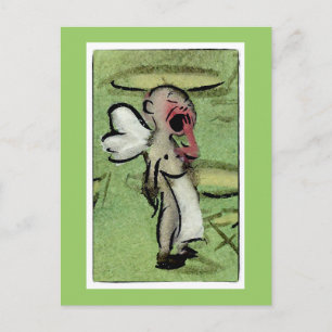 Sleepy Angel Postkarte