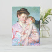 Sleepy Baby | Mary Cassatt (Stehend Vorderseite)